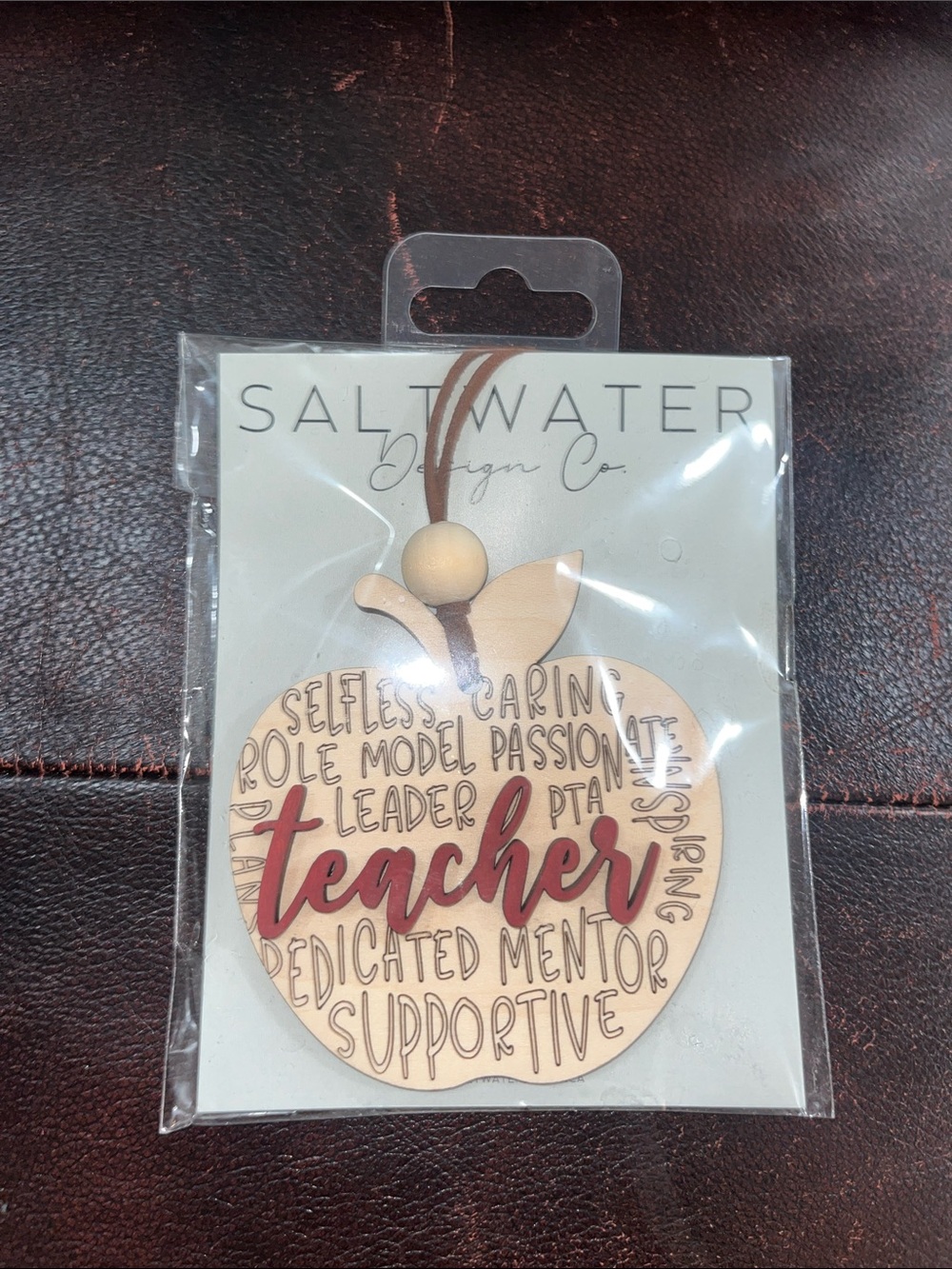 Wooden keychain